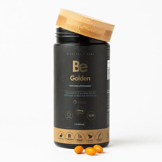 Alívio & Imunidade | Curcuma Lipossomada 130mg | Be Golden – 60 caps